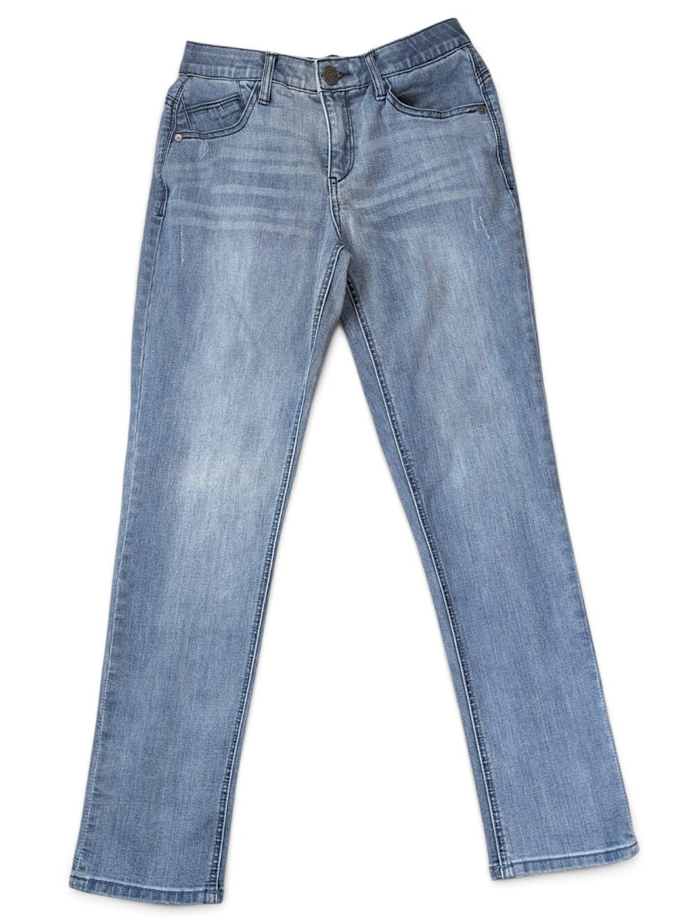 Democracy Blue Jeans Size 4 Small Womens Ab-solution Slimming Pants Straight Leg